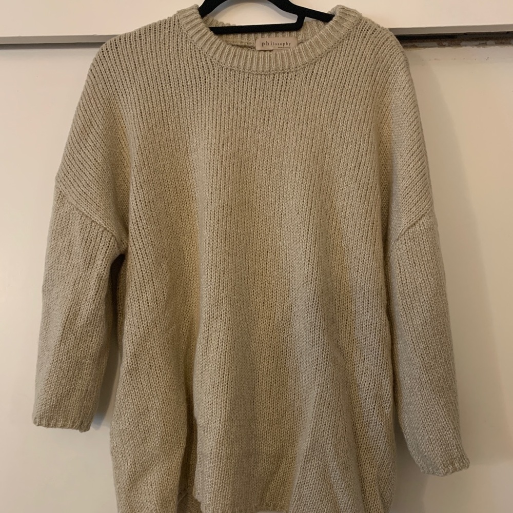 Large chunky sweater